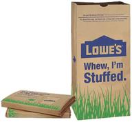 🍂 5-pack of lowes heavy duty brown paper lawn and refuse bags - 30 gallon size logo