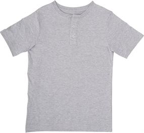 img 1 attached to 👕 Boys' Clothing - French Toast Henley Short Sleeve Tops, Tees & Shirts