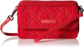 img 4 attached to 👜 Timeless Microfiber Crossbody Handbags & Wallets by Vera Bradley: Classic Women's Fashion Essentials!