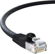 🔌 installerparts ethernet cable cat6 cable utp booted 4 ft - black - professional series - 10gigabit/sec network/high speed internet cable, 550mhz: reliable connectivity for faster data transfer logo
