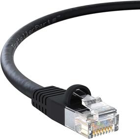 img 4 attached to 🔌 InstallerParts Ethernet Cable CAT6 Cable UTP Booted 4 FT - Black - Professional Series - 10Gigabit/Sec Network/High Speed Internet Cable, 550MHZ: Reliable Connectivity for Faster Data Transfer