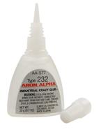 aron alpha instant adhesive bottle logo