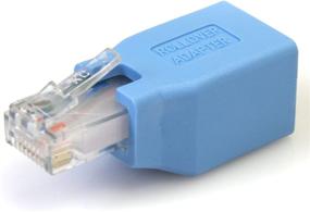 img 3 attached to 🔌 Адаптер Cisco Console Rollover компании StarTech.com - сетевой адаптер кабеля RJ45 Ethernet - синий, RJ-45 (м) к RJ-45 (ж)