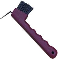 🐴 weaver leather hoof pick/brush: versatile tool for horse hoof care (color variations) логотип