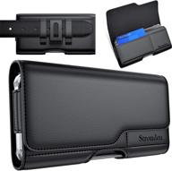 📱 stronden leather belt case for samsung galaxy s21 plus, s20 plus, s10 plus, s20 fe - holster with belt clip/loop [magnetic closure] pouch including built-in card holder (compatible with otterbox commuter case) logo