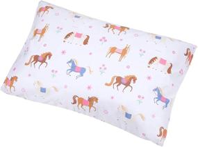 img 1 attached to Wildkin Microfiber Pillow Case Horses