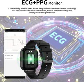 img 1 attached to 🌊 Android iOS Waterproof Smart Watch with Full Touchscreen, GPS for Running and Fitness, Heart Rate, Blood Pressure, SpO2 Monitor