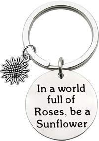 img 4 attached to MAOFAED Sunflower Gift: Empowering Sunflower Lover Jewelry for Inspiring a Sunshine-Filled Life