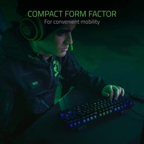 img 2 attached to 💡 Razer Huntsman Tournament Edition TKL Tenkeyless Игровая клавиатура: Ультра-быстрые Линейные Оптические Переключатели - Подсветка Chroma RGB - Клавиши PBT - Встроенная Память - Классический Черный