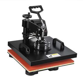 img 2 attached to SHZOND 15x15 inch 2 in 1 Heat Press Machine - LCD Display Transfer Machine for T Shirts and Hats