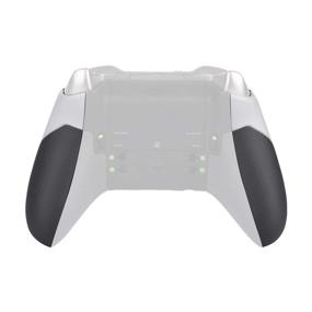 img 1 attached to Enhanced Vanpark Orignal Right Left Rubber Grip for Xbox Elite Wireless Controller Model 1698, Elite Controller Replacement Rubberized Rear Grips - White