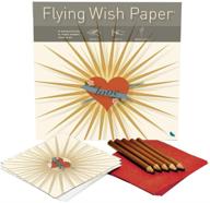 larger flying wish paper in honey love logo