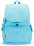 kipling city medium backpack aquatic women's handbags & wallets for fashion backpacks logo