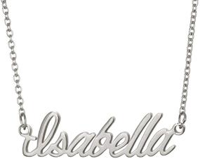 img 4 attached to Aoloshow - Personalized Stainless Steel Name Necklace Bracelet: Custom-Made Jewelry, Any Names