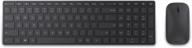 🖥️ enhanced microsoft designer bluetooth desktop keyboard and mouse set (7n9-00001), in classic black logo