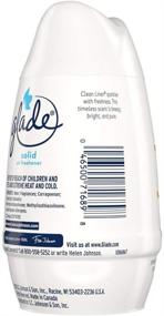 img 3 attached to 🌬️ Glade Solid Air Freshener: Refreshing Deodorizer for Home and Bathroom - Clean Linen Scent (6 Oz)