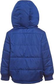 img 1 attached to Stay Warm and Dry with the Nautica Boys' Water Resistant Logo Bubble Jacket