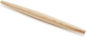 img 2 attached to Premium Fletchers' Mill French Rolling Pin - 20 Inch, Maple Wood, Expert Tool for Flawless Thin Pie and Pastry Crusts, Top-Quality Professional French Rolling Pin, Proudly Made in the U.S.A.