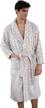 luxurious flannel fleece bathrobe pockets men's clothing in sleep & lounge logo