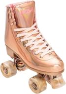 🌹 impala rollerskates girl's quad skate marawa rose gold size 10 - big kid/adult логотип