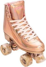 img 1 attached to 🌹 Impala Rollerskates Girl's Quad Skate Marawa Rose Gold Size 10 - Big Kid/Adult