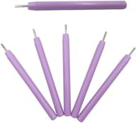 🎨 enhance your paper craft with anndason 15 pcs quilling slotted tools in light purple logo