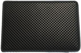 img 4 attached to 🐾 Pet Champion Large Black 2-Layer Sifting Easy Clean Waffle Pattern Litter Mat - PTCTHOLEM