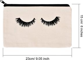 img 3 attached to 💄 BBTO Zippered Eyelash Cosmetic Toiletry Accessory