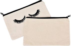 img 1 attached to 💄 BBTO Zippered Eyelash Cosmetic Toiletry Accessory