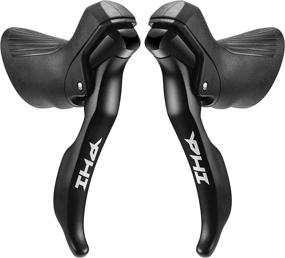 img 2 attached to 🚴 SENSAH STI Road Bike Shifters Double 2×7/2×8/2×9/2×11 Speed Lever Brake Bicycle Derailleur Groupset Compatible with Shimano Claris Sora (210 PHI – 4600/5700/6700 Compatible)