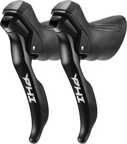 img 1 attached to 🚴 SENSAH STI Road Bike Shifters Double 2×7/2×8/2×9/2×11 Speed Lever Brake Bicycle Derailleur Groupset Compatible with Shimano Claris Sora (210 PHI – 4600/5700/6700 Compatible)