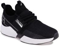 👟 men's lightweight joggers nautica sneakers nuray 2 black 9 athletic walking shoes логотип