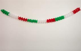 img 3 attached to 🍀 Tricolor Four-Leaf Clover Garland - 3 Meters Long - Pack of 5 Garlands - Red, White, Green Tissue Garlands - Craft Decoration - Paper Full of Wishes