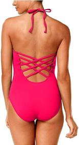 img 2 attached to Blanca Goddess Lattice Strappy Swimsuit Women's Clothing for Swimsuits & Cover Ups