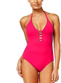 img 3 attached to Blanca Goddess Lattice Strappy Swimsuit Women's Clothing for Swimsuits & Cover Ups
