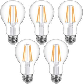 img 4 attached to 💡 Винтажная светодиодная лампа Lepro с регулировкой яркости и филаментом