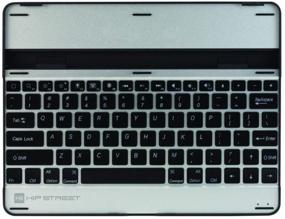 img 1 attached to Premium Silver Hip Street Wireless Bluetooth Keyboard and Case for 🔑 Apple iPad 3rd Gen/iPad 2 - Multipurpose Multimedia Keyboard on the Go!