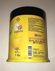 img 2 attached to Sony 16x 4.7GB Inkjet Printable Blank DVD-R: 100-Pack Spindle for High-Quality Disc Printing