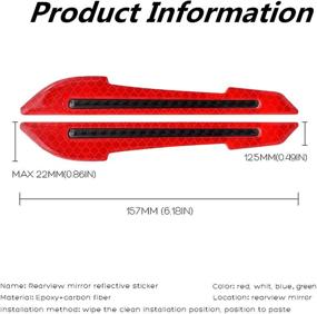 img 1 attached to SNOMYRS Защита заднего зеркала с отражением