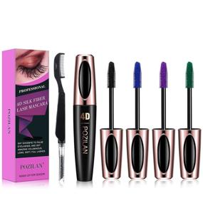 img 3 attached to POZILAN Mascara Waterproof Folding Eyelash Makeup