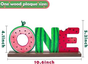 img 3 attached to OSNIE Watermelon Centerpieces Decorations Milestone