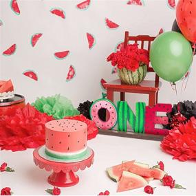 img 1 attached to OSNIE Watermelon Centerpieces Decorations Milestone