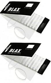 img 1 attached to Blax CLEAR Snag Free Elastics 2 Pack