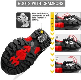 img 3 attached to 👞 Мальчики Outdoor Climbing кроссовки с эффективной технологией противоскольжения