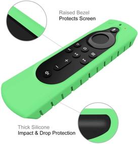 img 2 attached to Чехол CaseBot Remote для Fire TV Stick 4K Max/Fire TV Stick (2-го поколения и позднейших) / Fire TV Stick Lite/Fire TV Cube - антискользящий силиконовый чехол для голосового пульта Alexa (2-го и 3-го поколения).