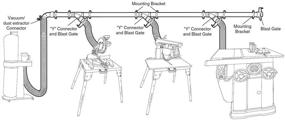 img 1 attached to 🪚 Enhance Woodworking Efficiency with the POWERTEC 70259 Dust Collection Fittings Network and Shop Dust Collector Systems