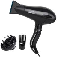 1875w professional infrared ionic hair dryer with diffuser - fast & safe drying, low noise blow dryer logo