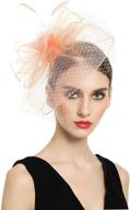 👒 fascinators kentucky pillbox: stunning cocktail headwear for women's special occasions logo