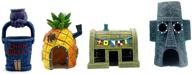 🏠 anxunjim aquarium decor: pineapple house, spongebob house, crab restaurant, krusty krab, and more! logo
