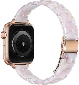 img 3 attached to OUHENG Compatible Buckle IWatch Flower
